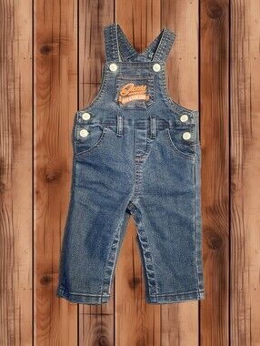 ​Vintage GUESS Los Angeles Baby Denim Overalls 3/6M 👶🏼🧵